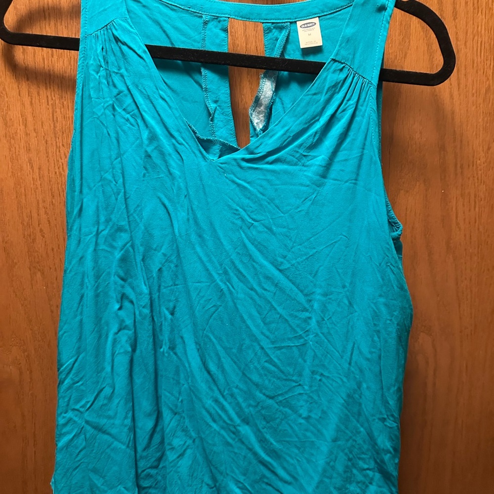 Women's Sleeveless Top in Teal AM